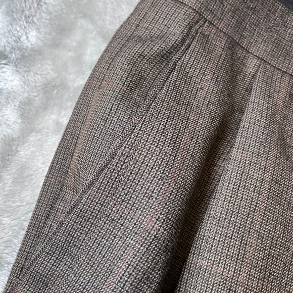 Louis Raphael Luxe Pleated Wool Dress Pants Mens 36x32 Beige Woolmark Career - Picture 13 of 16